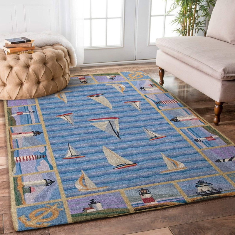 Blue Lighthouses HM0510031M Rug