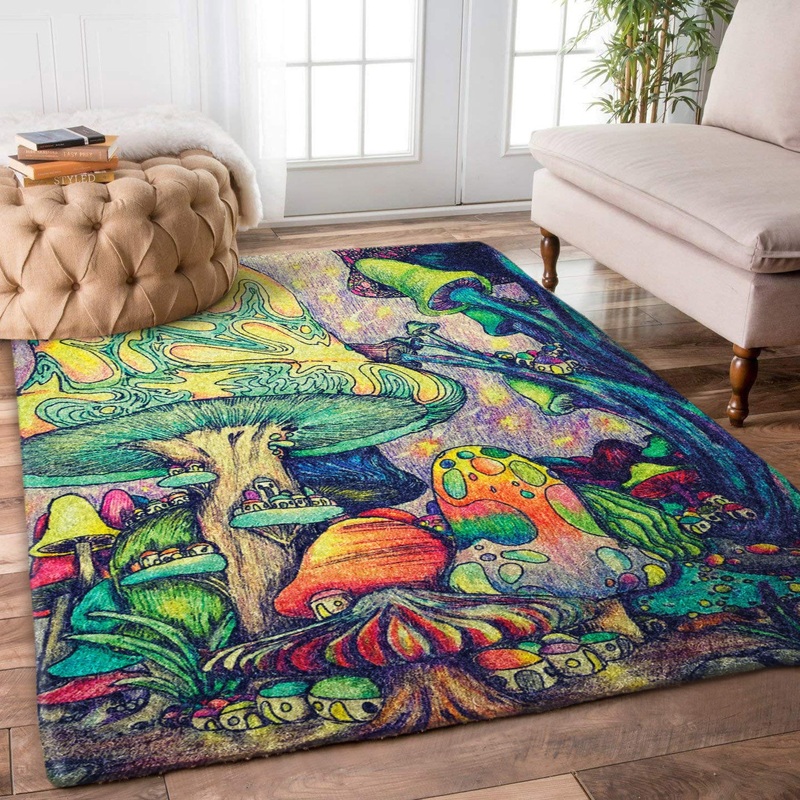 Trippy Mushroom DN0611192R Rug