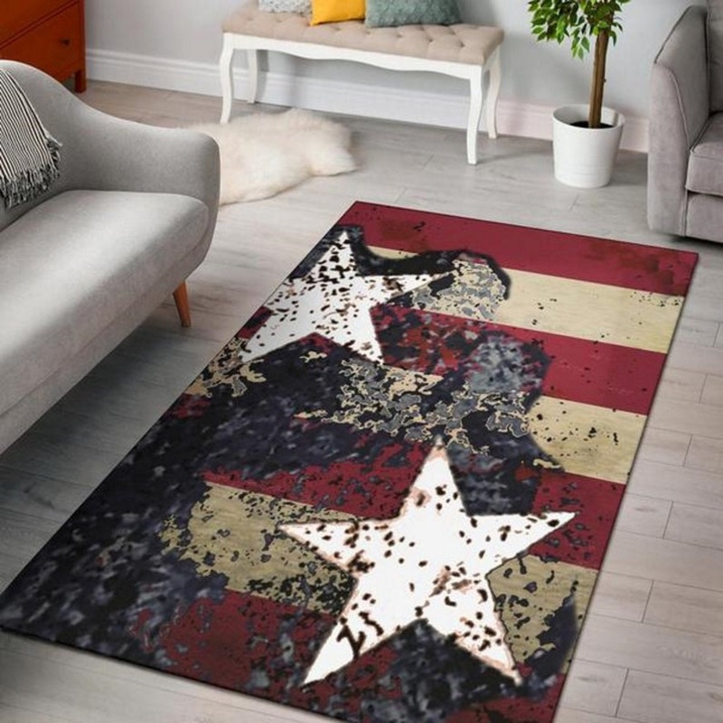 Stars Stripes American Flag CLA0310247R Rug