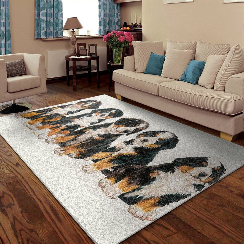 Bernese Mountain Dog Puppies HM0310009M Rug