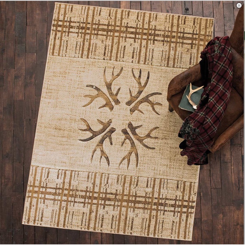 Antler Lodge Toffee Reindeer CLM2309006M Rug