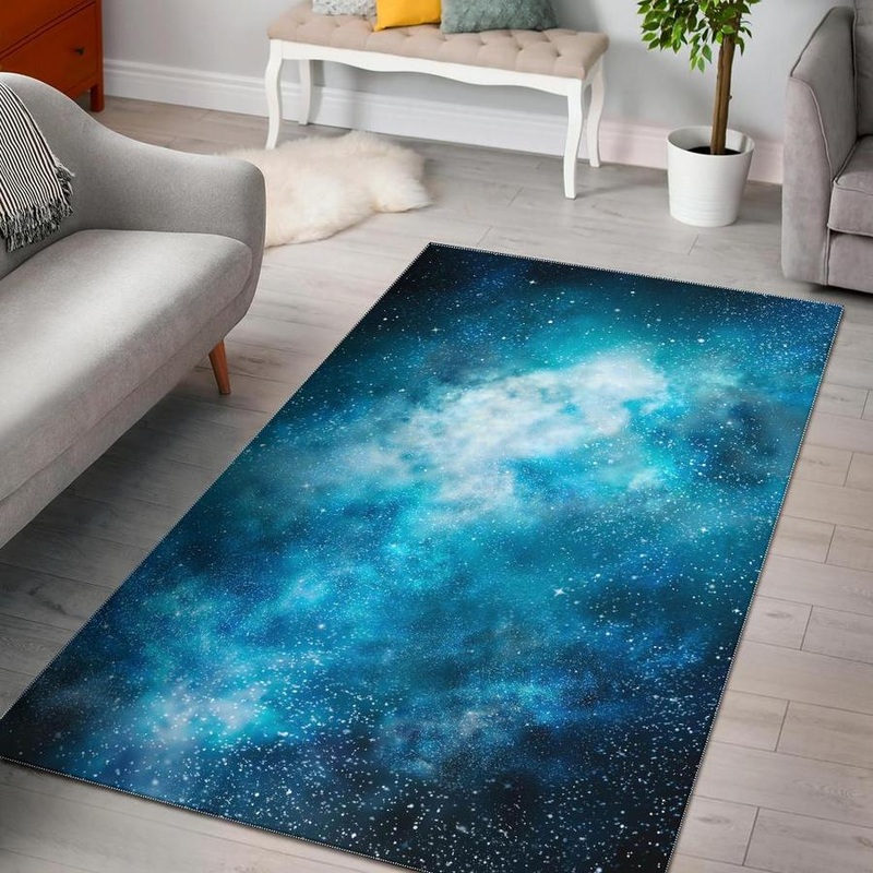 Blue Sky Universe Galaxy Space CLH0411136R Rug