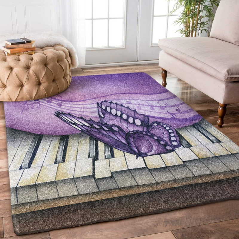 Butterfly And Piano VD1110028R Rug