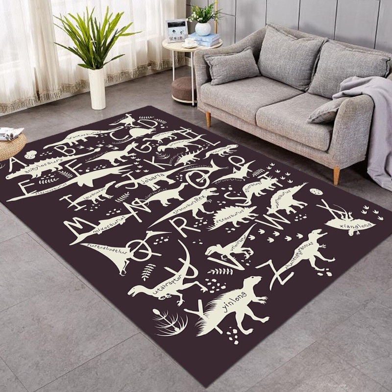 Alphabet Dinosaur CLP0711007M Rug