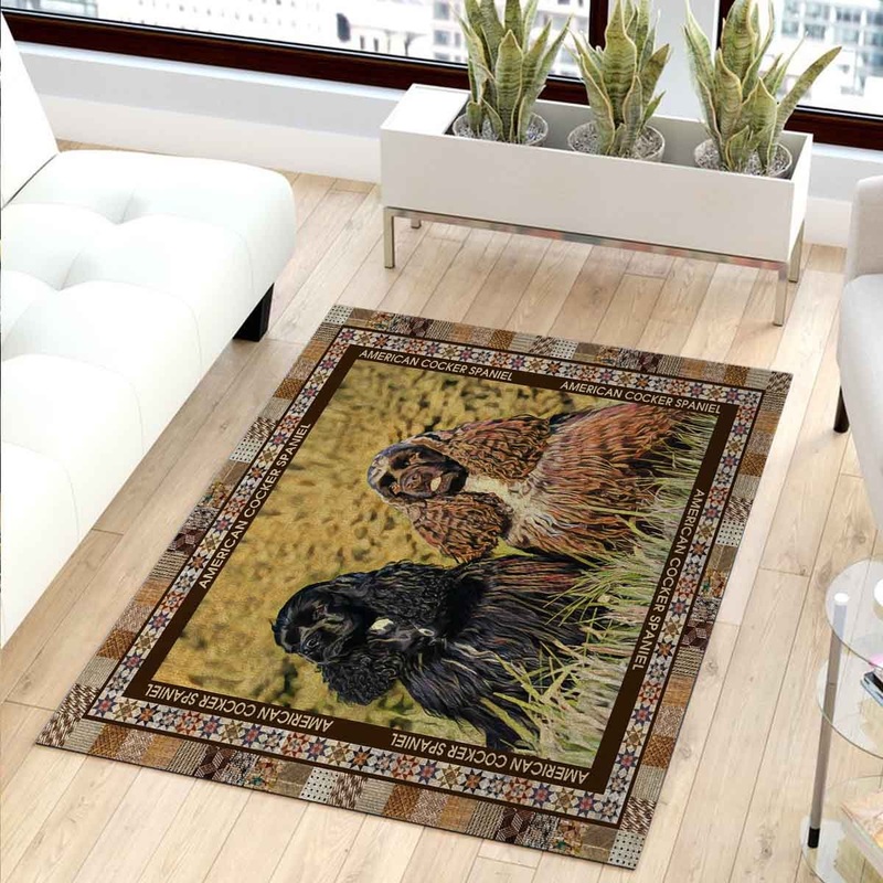 American Cocker Spaniel Friend CL08100013MDR Rug