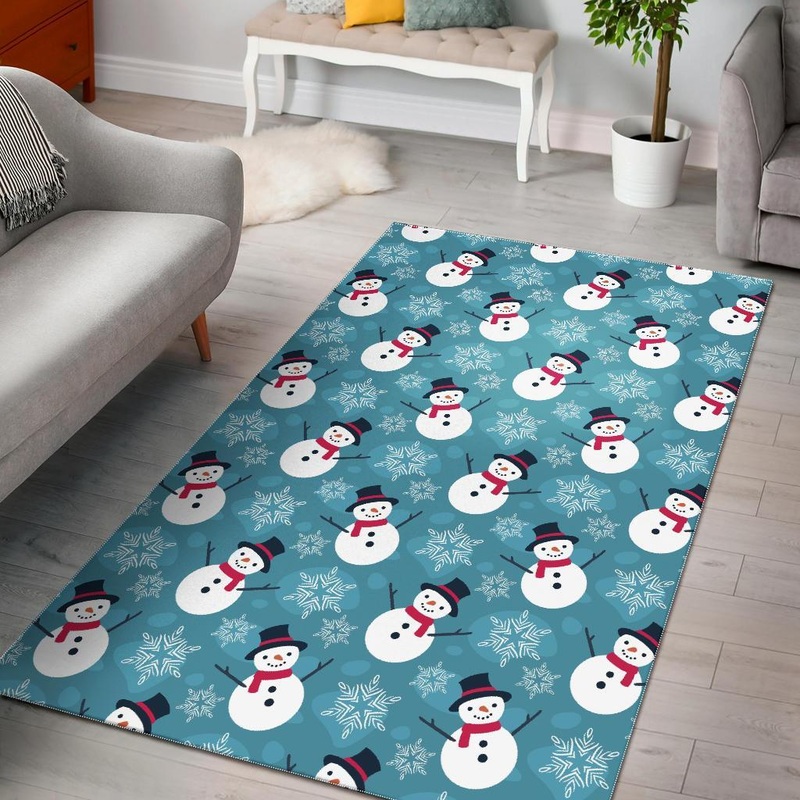 Snowflake Snowman CL12101437MDR Rug