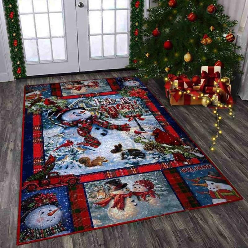Snowman Christmas CL04120087MDR Rug