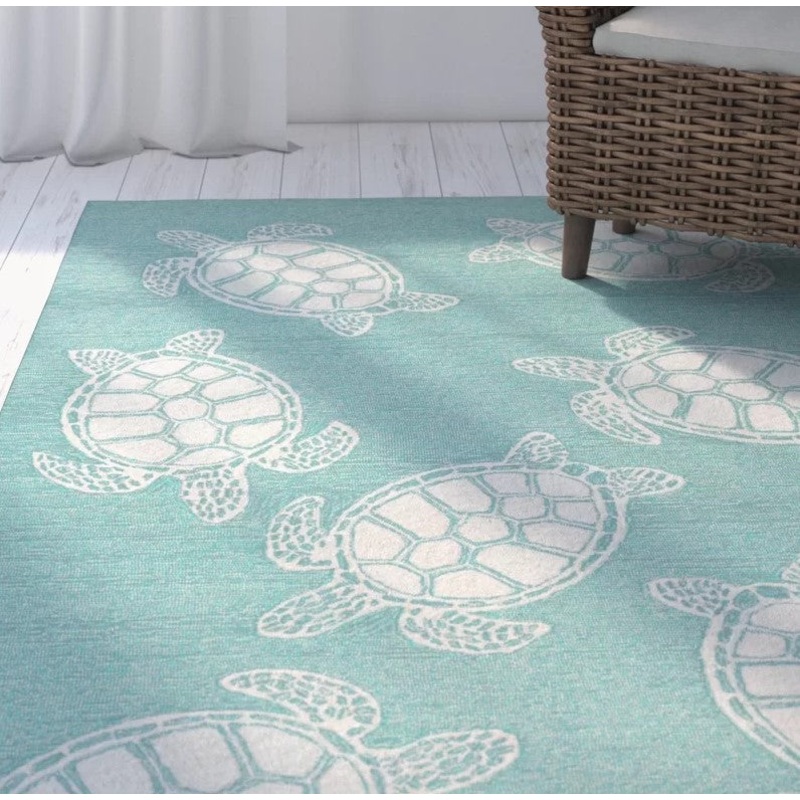 Aqua Turtle CLT0810014A Rug