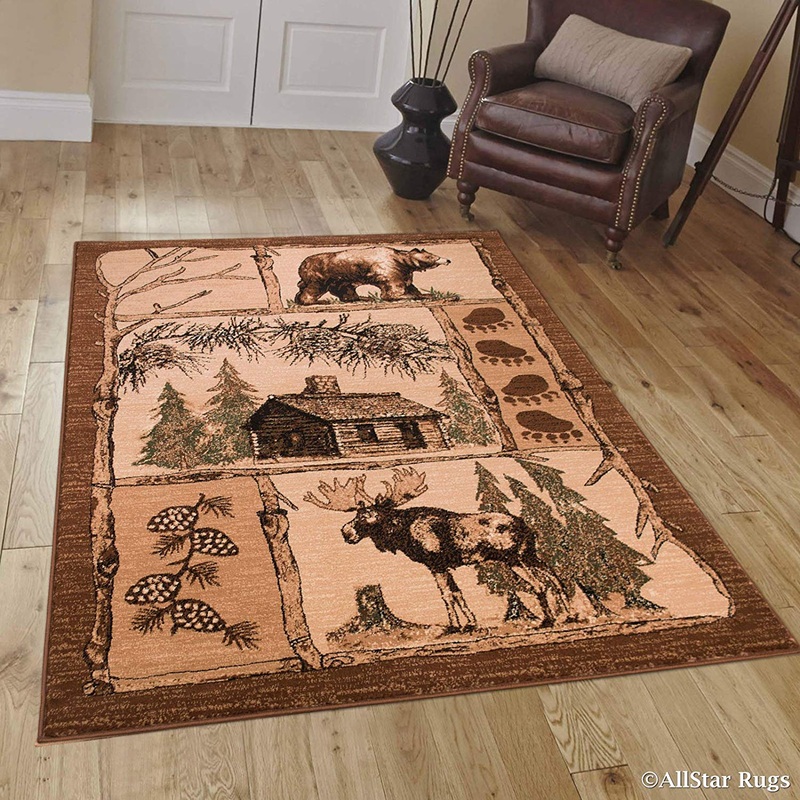 Beige Cabin CLM0310023M Rug