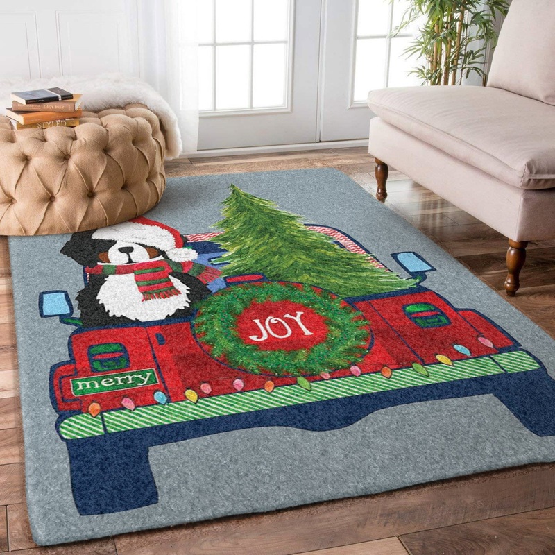 Bernese Mountain Dog Christmas HM2211014M Rug