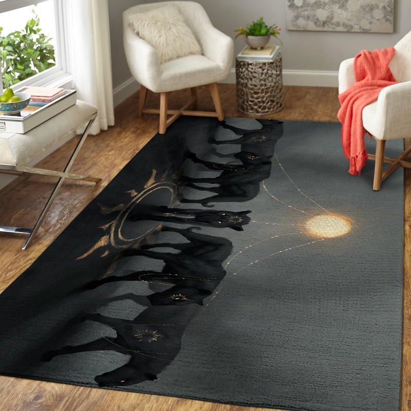 Black Panthers With The Sun CL07110034MDR Rug
