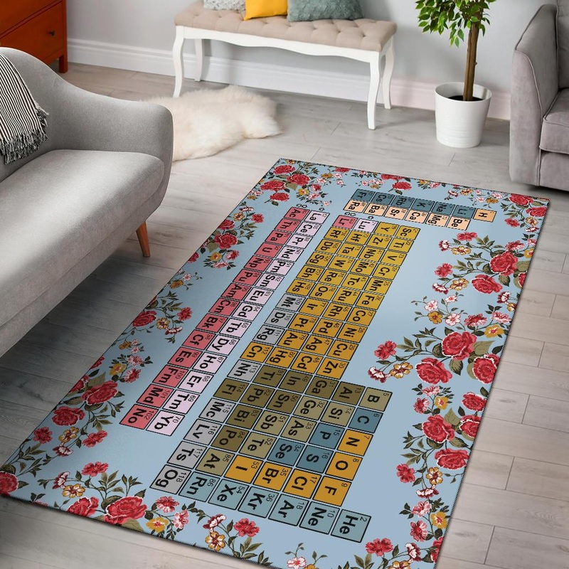 Blue Periodic Table CLP0111022TM Rug