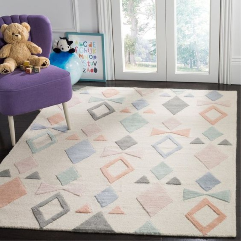 Brenner Handtufted Wool Ivory CLA1110038R Rug