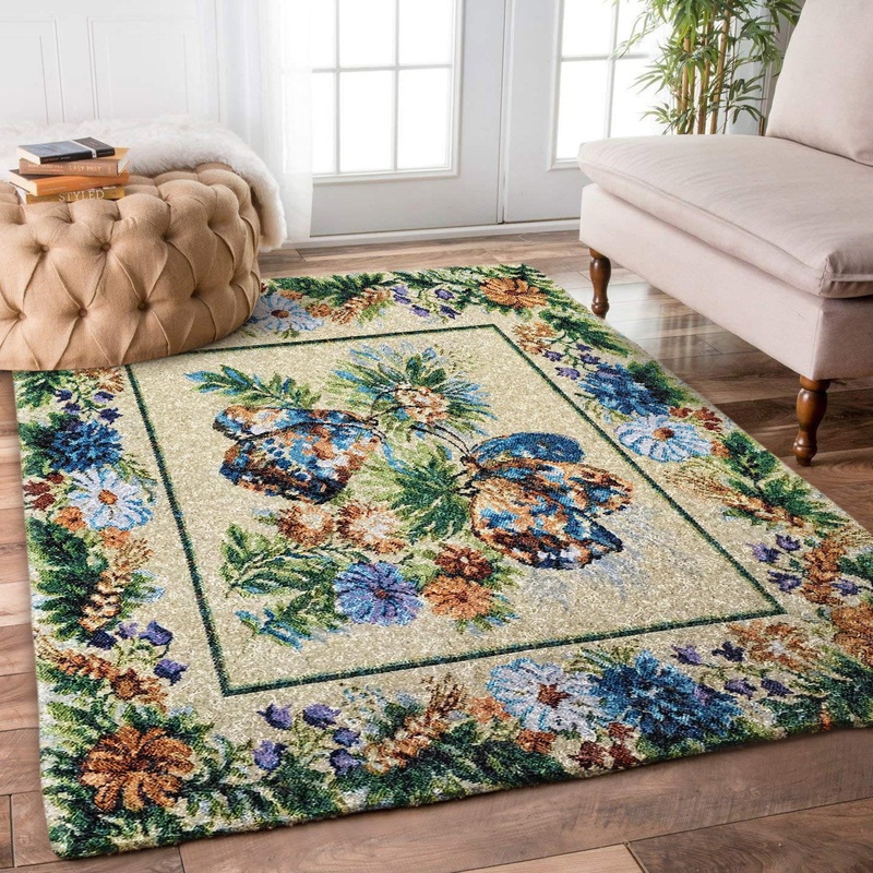 Butterfly And Flower NT0510041R Rug