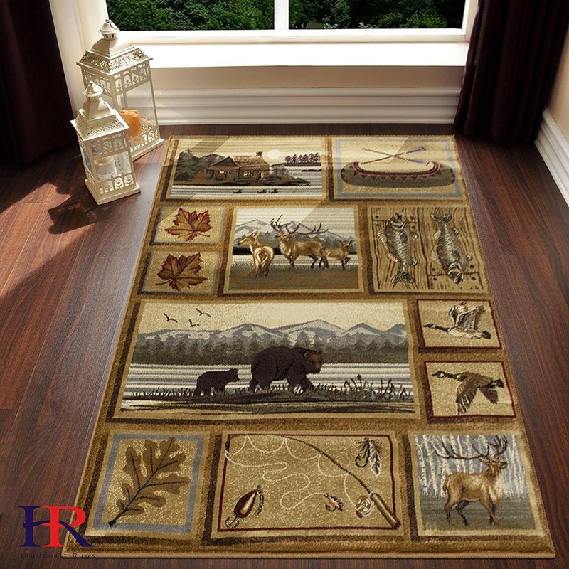 Cabin Bear Deer CLM3009023M Rug