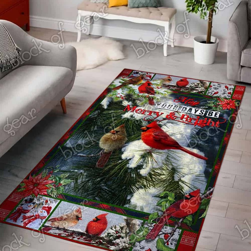 Cardinals Christmas CL22100119MDR Rug