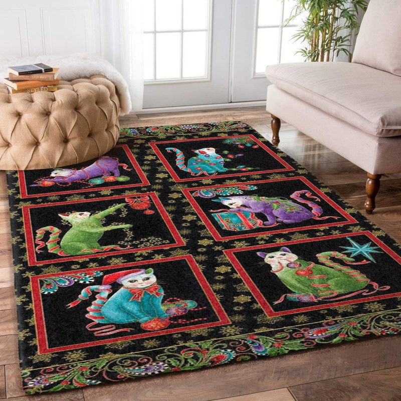 Cat Christmas HM2409012M Rug