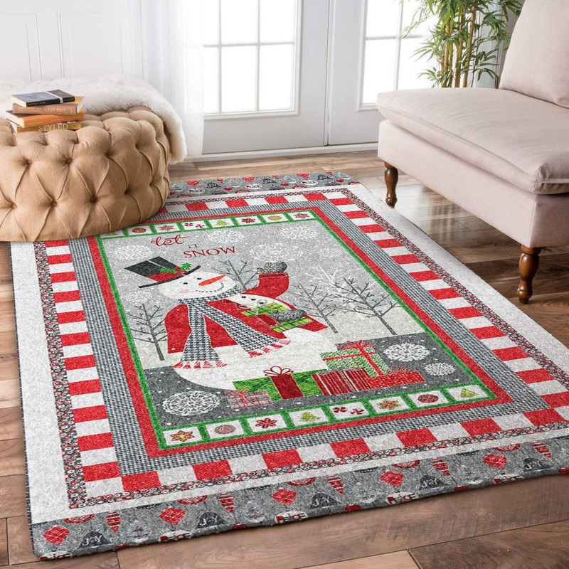 Snowman Christmas HN1210110R Rug