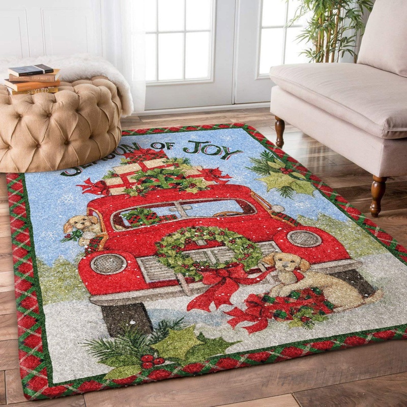 Springs Christmas Season Of Joy Red Truck HN0611183R Rug