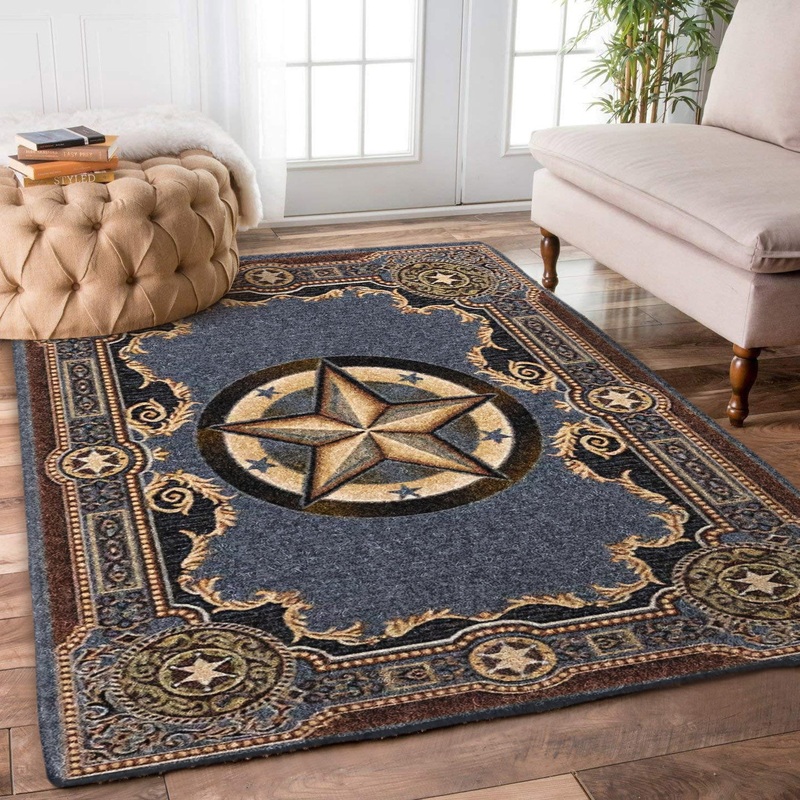 Star Grey Western HN3112223R Rug