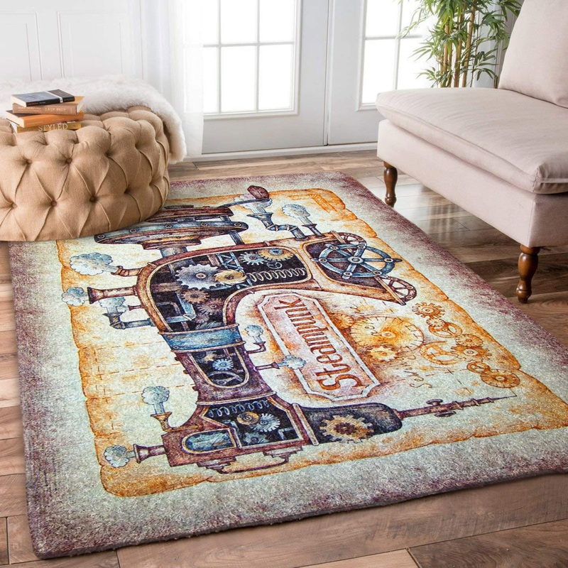 Steampunk Sewing Machine NT2310272R Rug