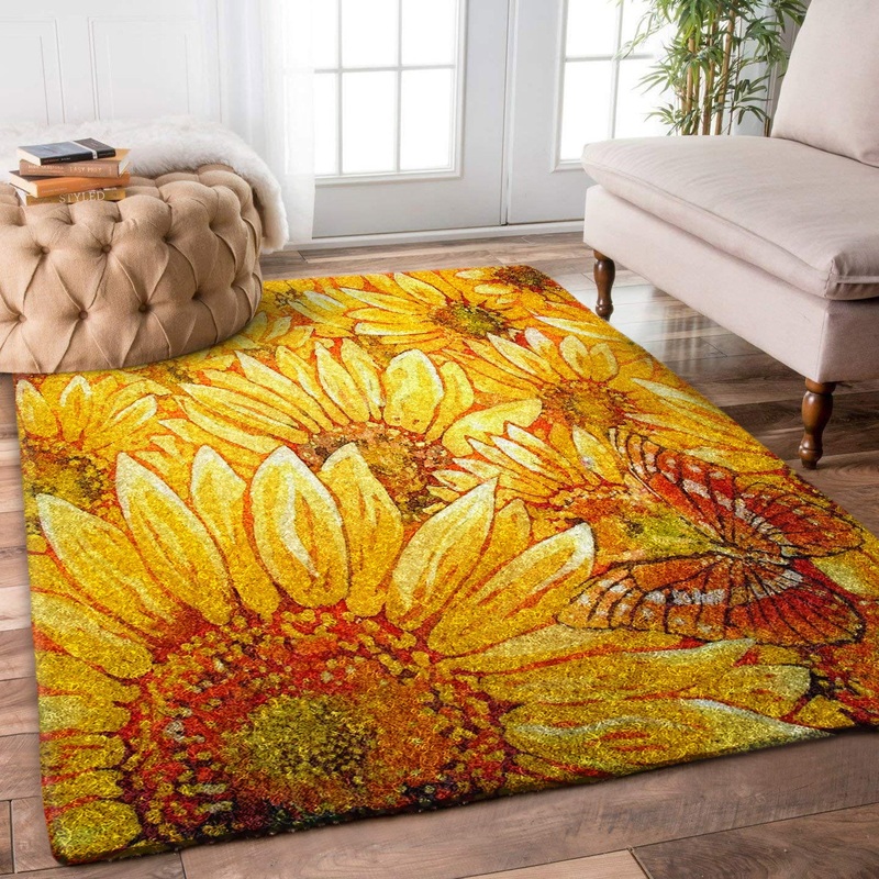 Sunflower And Butterfly BT2709176R Rug
