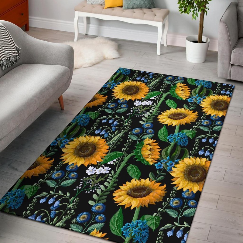 Sunflower Cartoon CL12101098MDR Rug