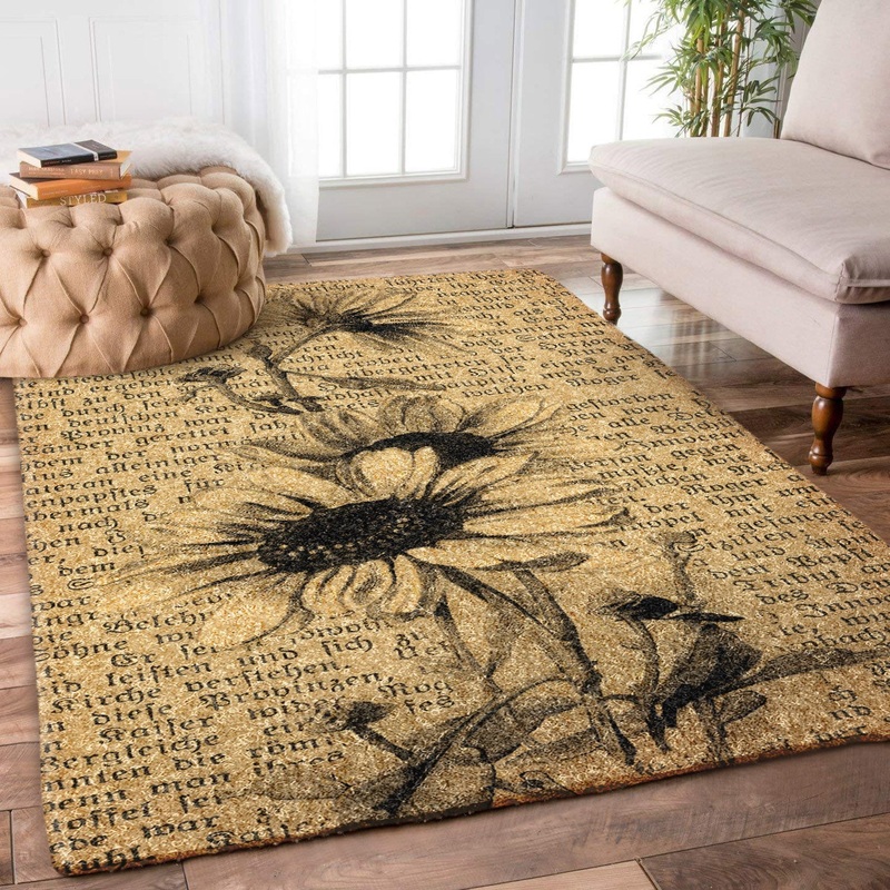 Sunflower Newspaper DN0910170R Rug