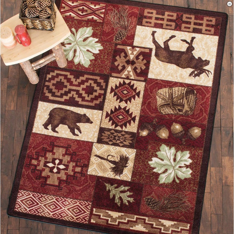 Sunset Lodge Bear CLM3009148M Rug