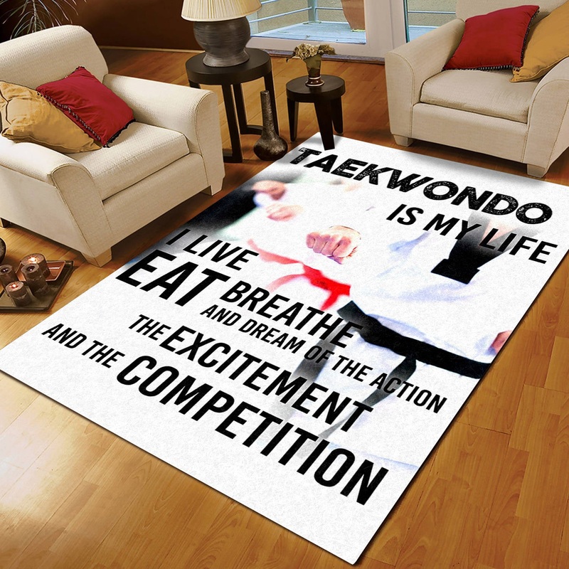Taekwondo Is My Life CL16111031MDR Rug