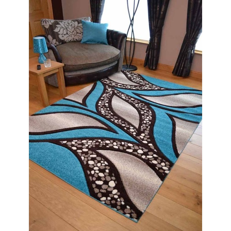 Teal Blue CLT0810167A Rug