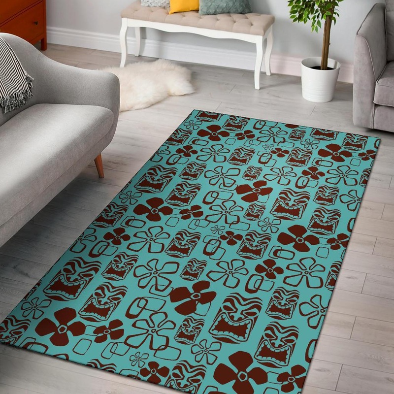 Tiki Hibiscus CL12101532MDR Rug