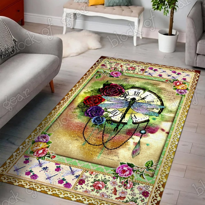 Vintage Dragonfly CL22100468MDR Rug