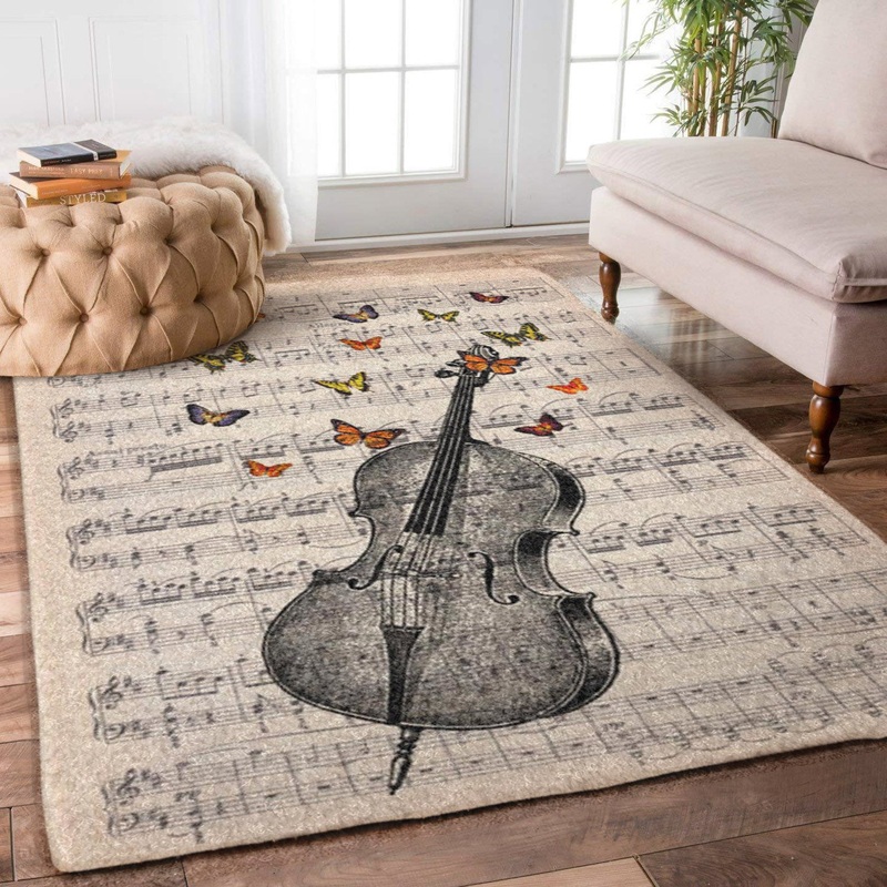Violin With Butterflies HM2711172M Rug