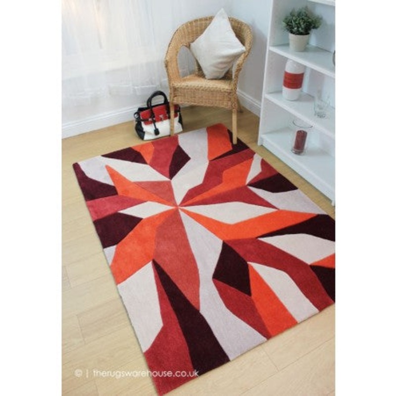 Vivid Orange CLA2410073R Rug