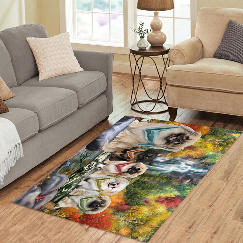Waterfall Pekingese CL18112157MDR Rug