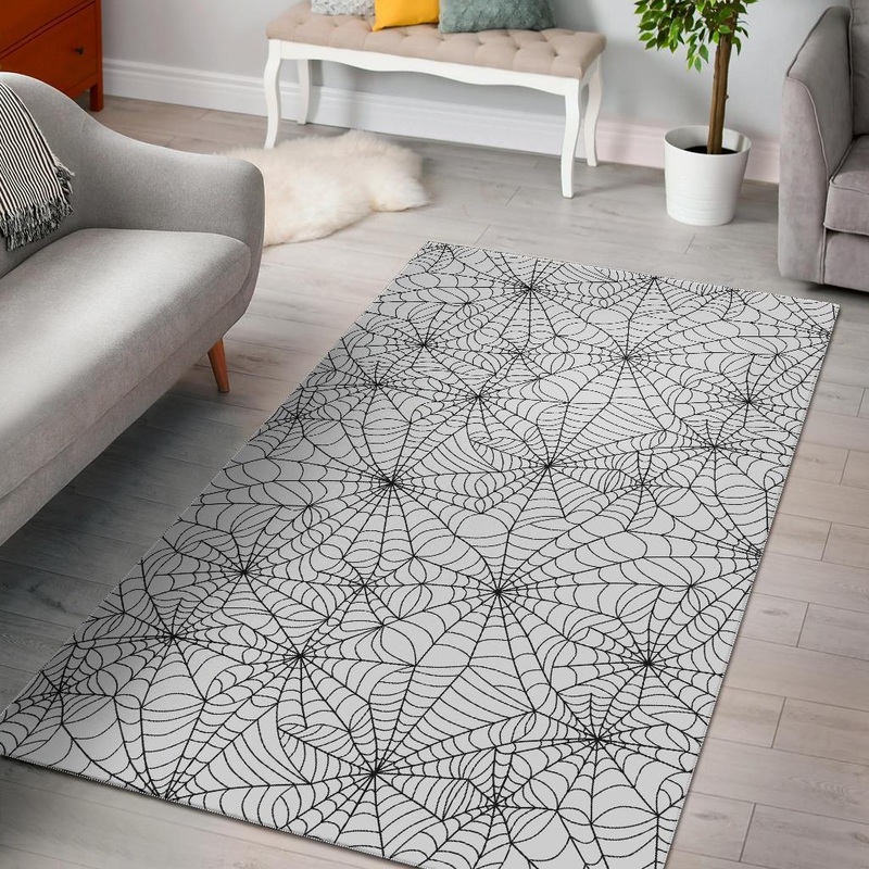 White Spider Web CL12101635MDR Rug
