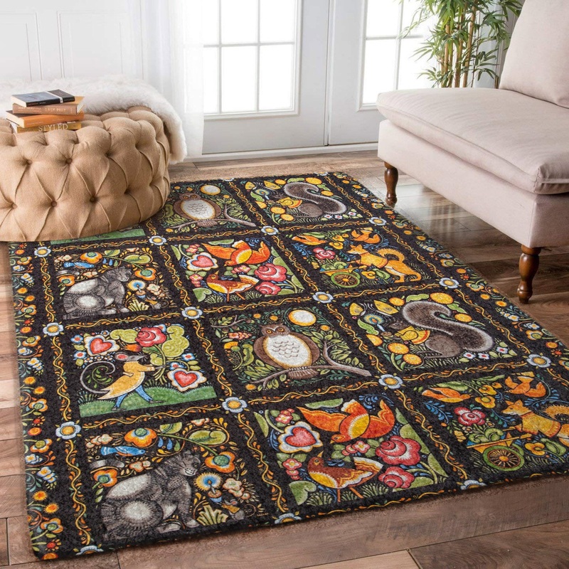 Woodland Animals TT1911164M Rug