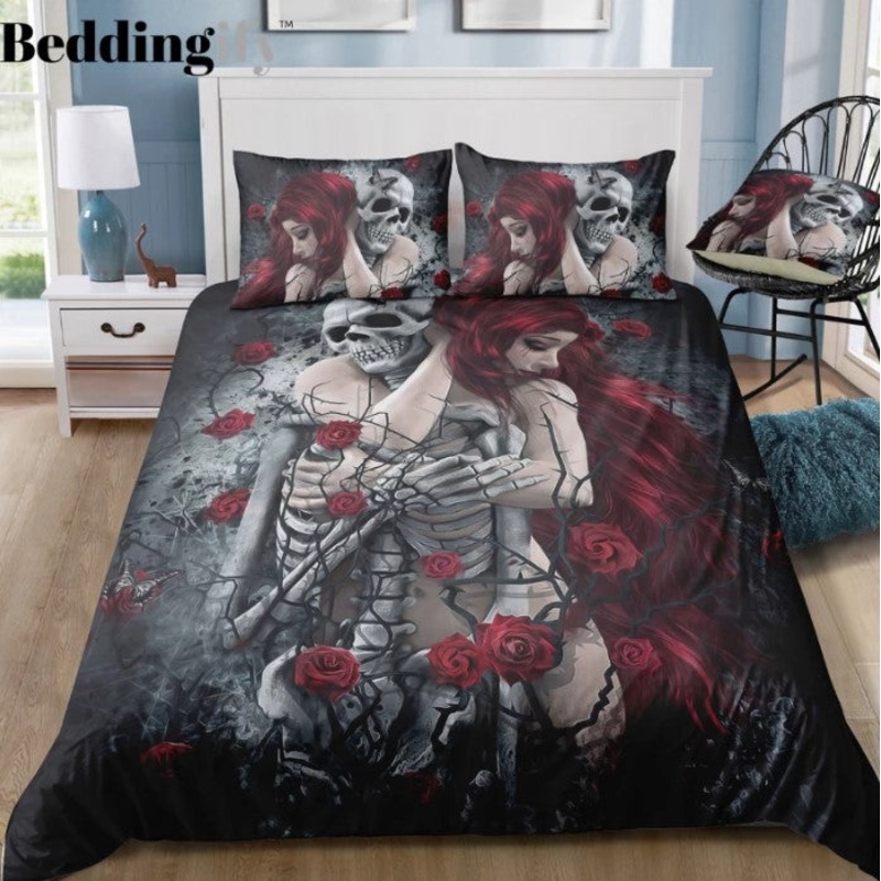 Bram Couple Skull CLH1410048B Bedding Sets