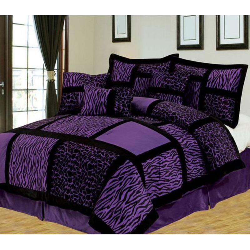 Purple Zebra CLA3009489B Bedding Sets