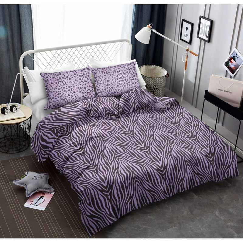 Purple Zebra CLA3009490B Bedding Sets