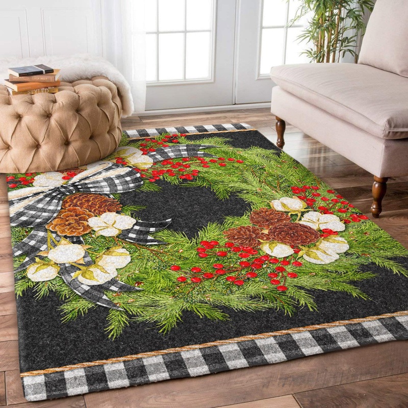 Wreath Christmas HN0611207R Rug