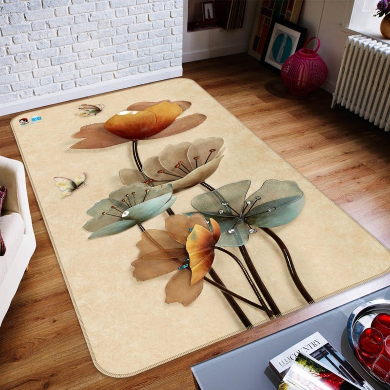 Yellow Flower CLA0310278R Rug