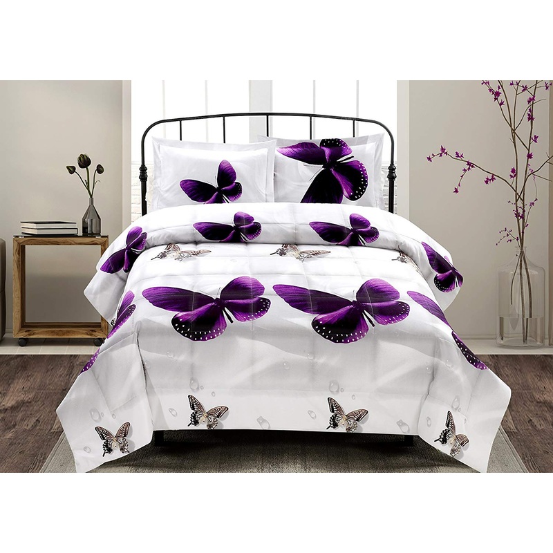 3d Purple Butterfly CLP1210001TT Bedding Sets