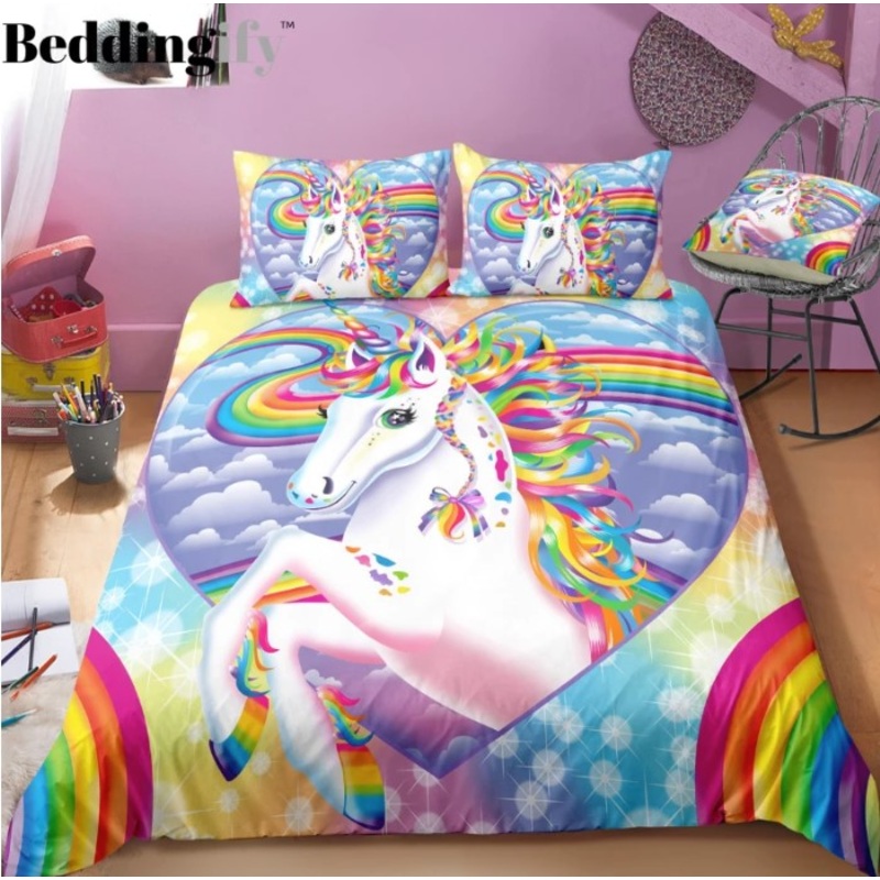 Rainbow Unicorn CLH1410284B Bedding Sets