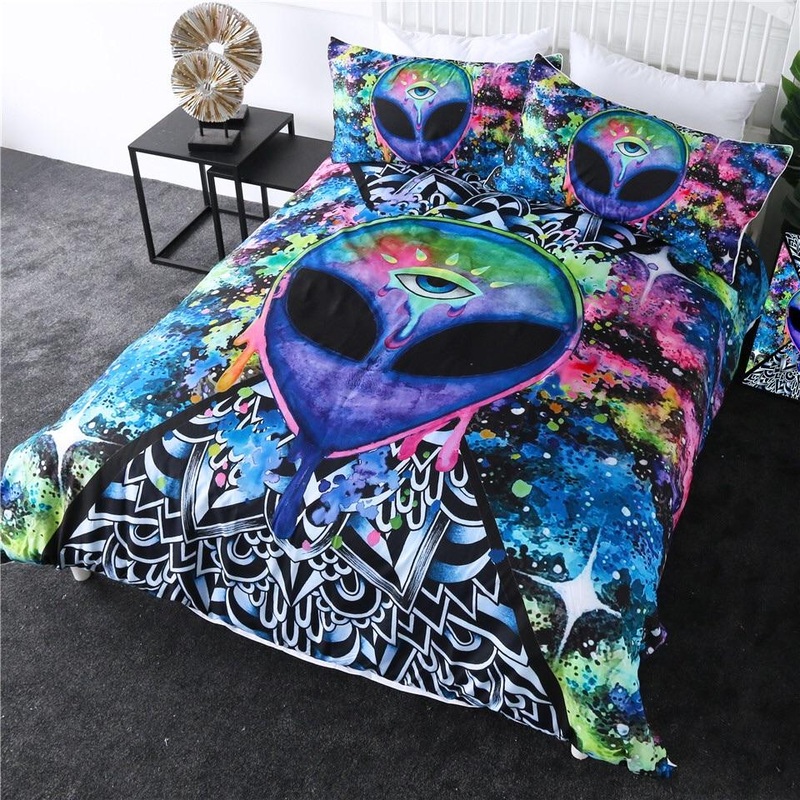 Trippy Alien CL22100084MDB Bedding Sets