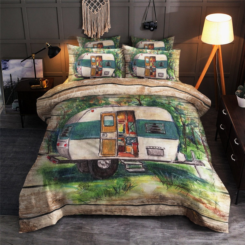 Retro Camping Trailer TN1810111T Bedding Sets