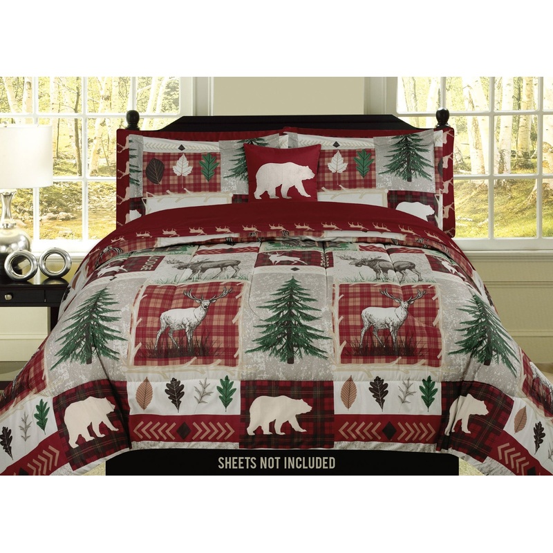 Bear Lodge Deer Elk Rustic Cabin CLP1210004TT Bedding Sets