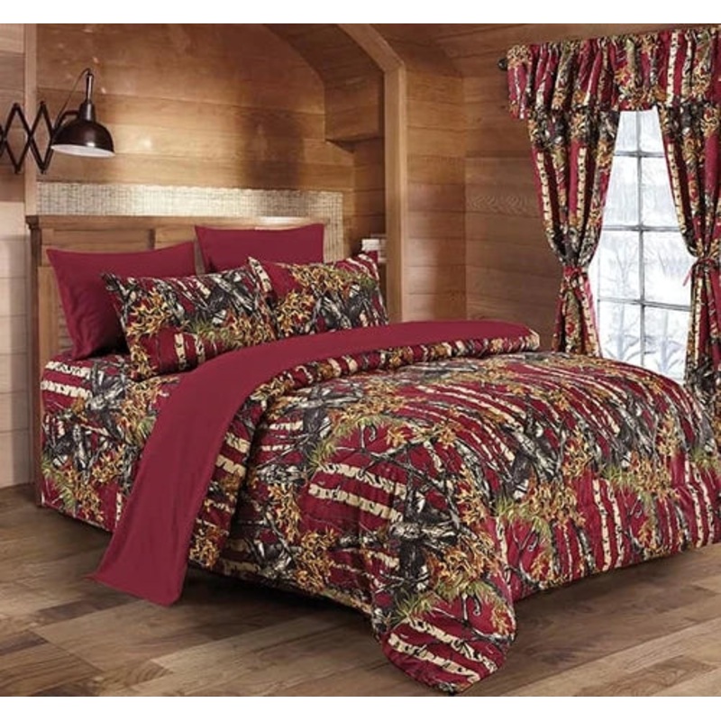 Red Camouflage CLM2810389B Bedding Sets