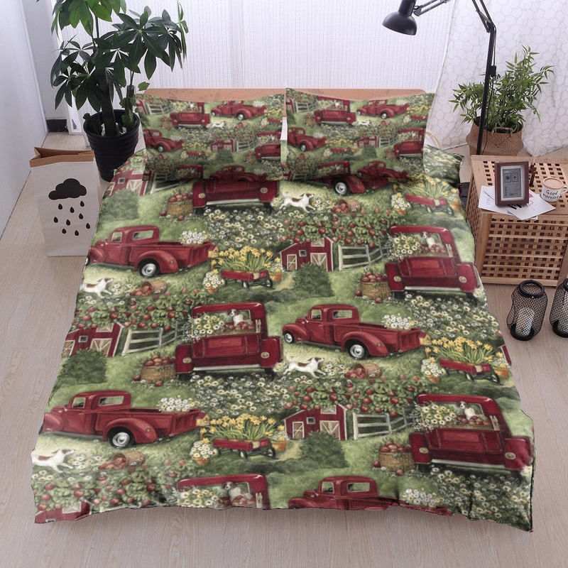 Red Truck DV0211229B Bedding Sets